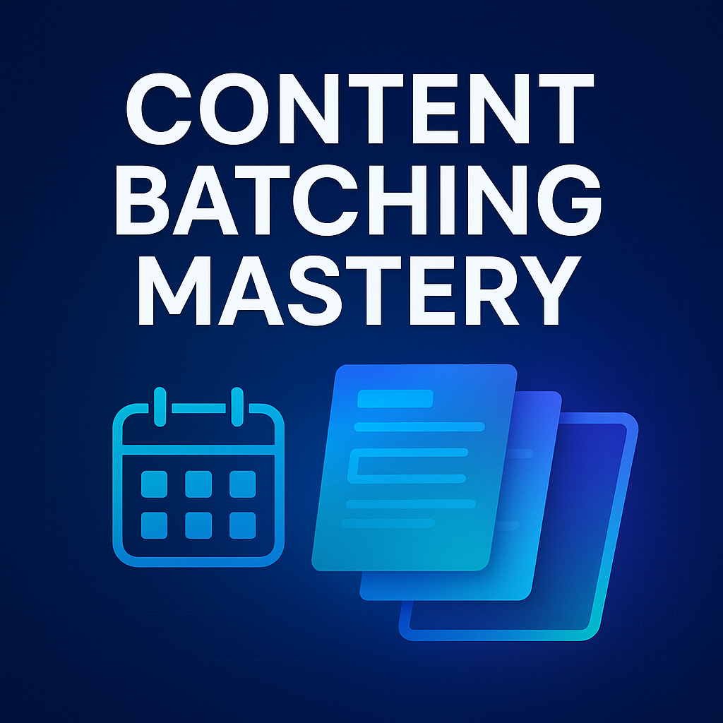 Content Batching Mastery