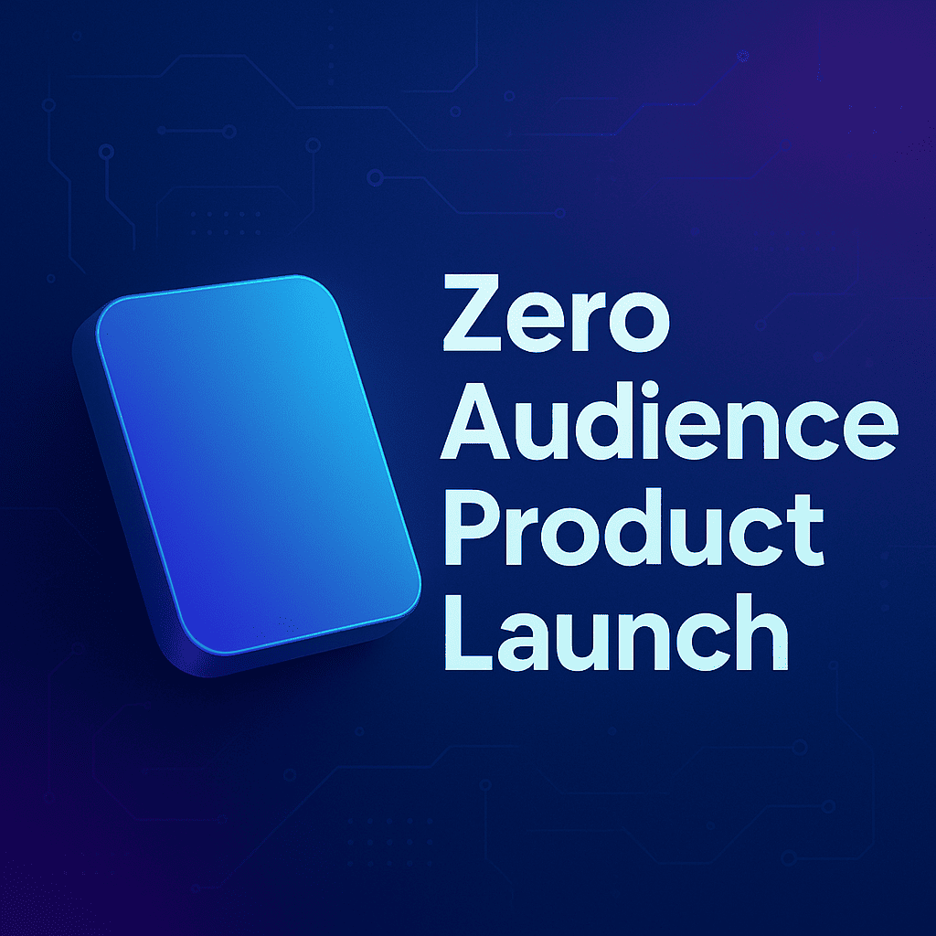 Zero Audience Product Launch